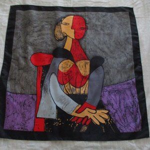 1990s Picasso scarf